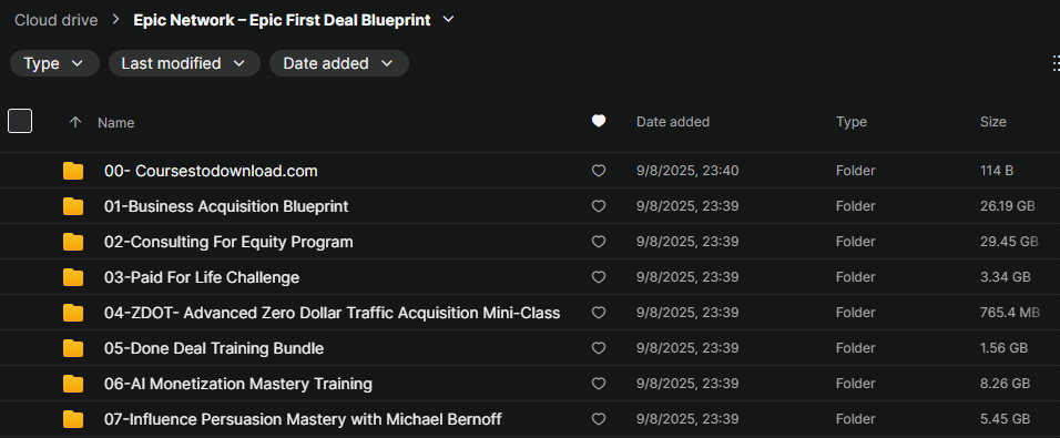 Epic Network – Epic First Deal Blueprint